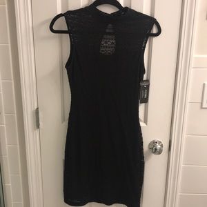 Guess Black Lace Dress NWT